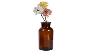 Review of Amazon’s Top 1970S Style Oversized Amber Glass Vaseline Vase