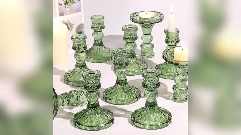 Vintage Green Glass Candle Holders 2026 Best Buys for Elegant Decor
